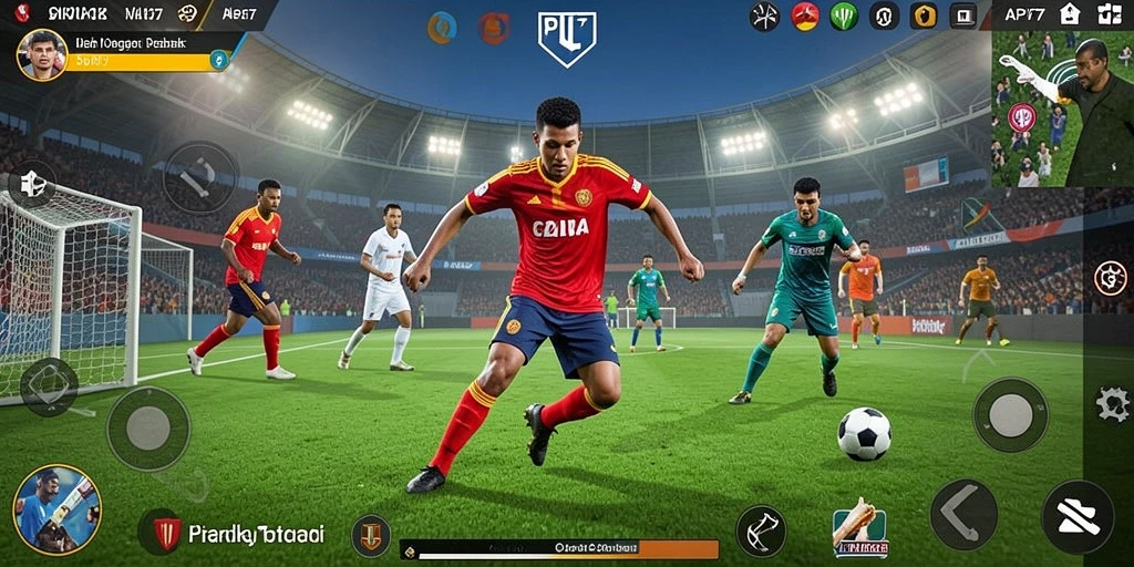 Screenshot gameplay API77 dengan aksi olahraga yang mendebarkan.