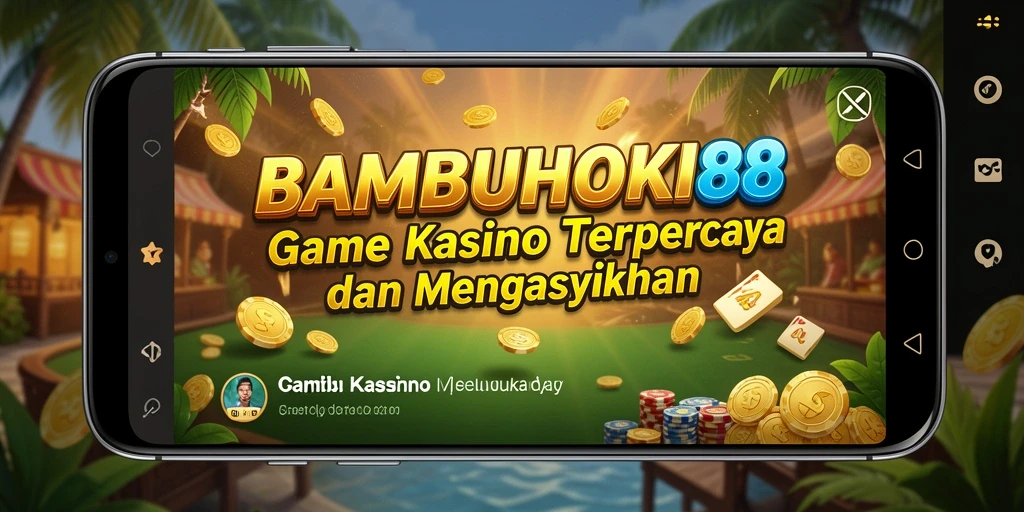 Screenshot gameplay BAMBUHOKI88 yang menunjukkan keseruan bermain Kasino.