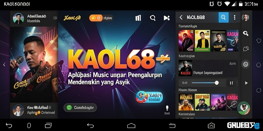 Tampilan interaktif dari gameplay KAOL68 yang menyenangkan.
