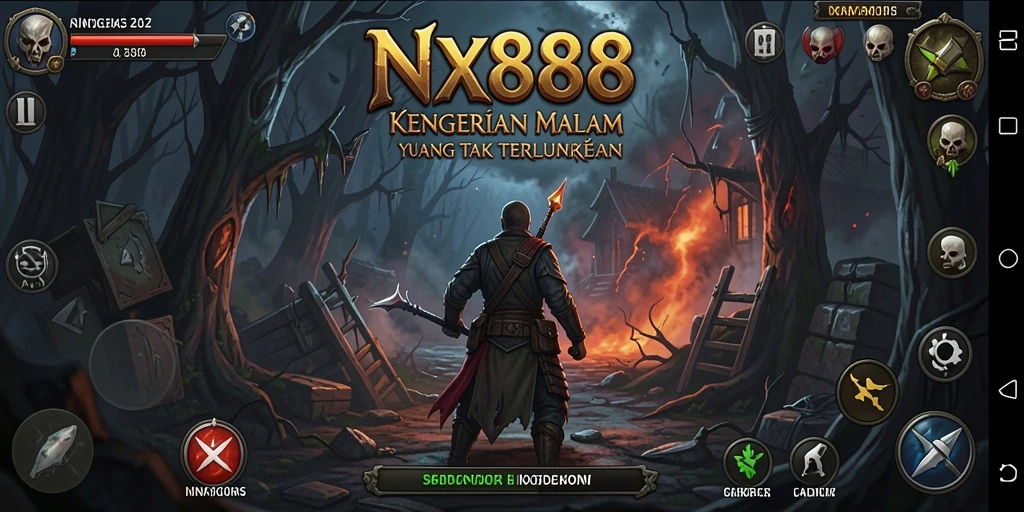 Tampilan menyeramkan dalam gameplay NX888 yang penuh ketegangan.