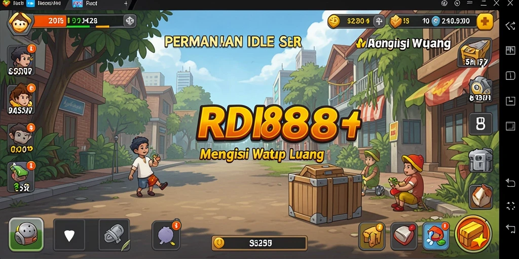 Gameplay RDI88 yang menarik dan menyenangkan dalam mode Idle.