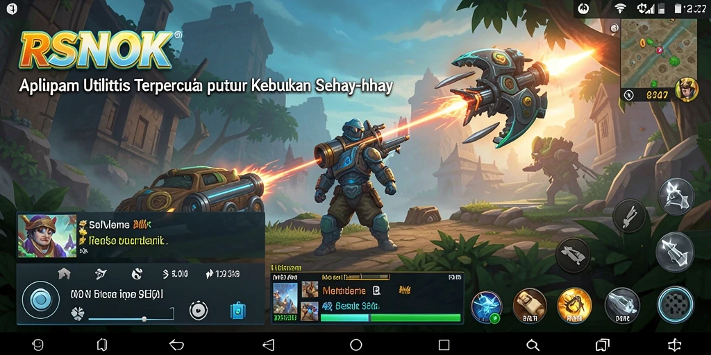 Screenshot utama RSNOK menunjukkan antarmuka pengguna yang intuitif dan fitur lengkap.