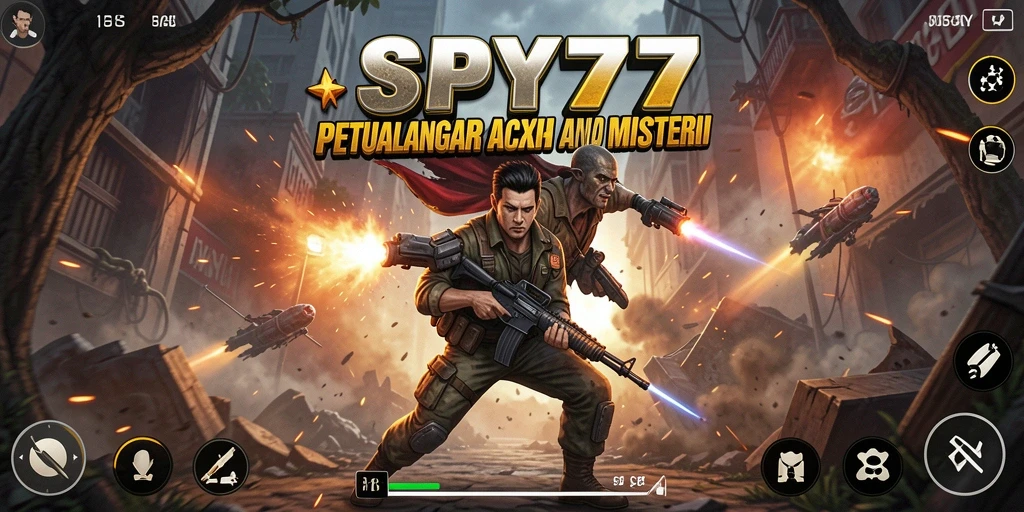 Screenshot menunjukkan gameplay menegangkan dengan aksi petualangan.