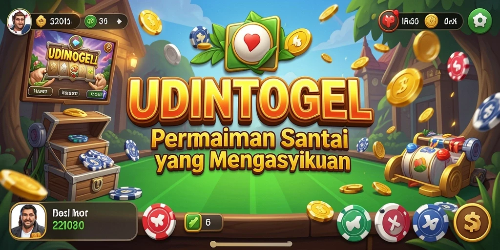 Tampilan utama <strong>UDINTOGEL</strong> dengan gameplay yang menarik dan interaktif.